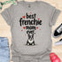 Best frenchie mom ever - V5B - Flying Hearts T-Shirt